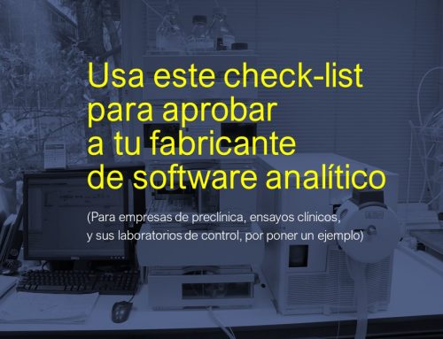 Usa este check-list para aprobar fabricante de software analítico